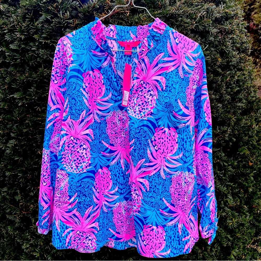 NWT Lilly Pulitzer Sherida Top L